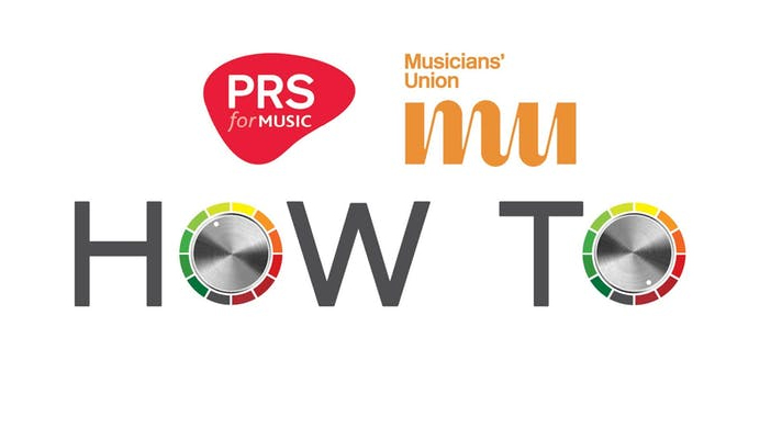 Prs For Music Musicians Union Partner In Workshop Tour - the prs for music and musicians union logos above grey text reading how